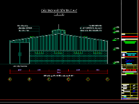 Bản vẽ thiết kế nhà xưởng 1 tầng kích thước 72x30m vượt nhịp 