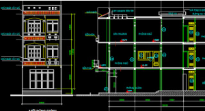 Bản vẽ,Bản vẽ autocad,Bản vẽ nhà phố