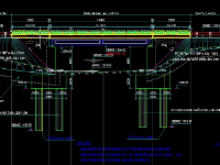 Bản vẽ thiết kế thi công cầu dầm T 15m một nhịp khổ 6m