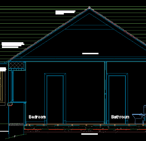 Bản vẽ autocad,nhà cấp 4,nhà cấp 4 đẹp