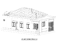 Bản vẽ thiết kế thi công nhà mái nhật kích thước 9x16.8m