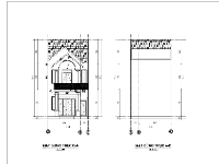 Bản vẽ thiết kế thi công nhà mái thái 1 trệt 1 lầu kích thước 6x17.5m