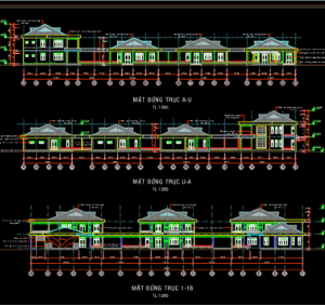 Bản vẽ,Bản vẽ autocad,tường rào trường học,bản vẽ xây dựng