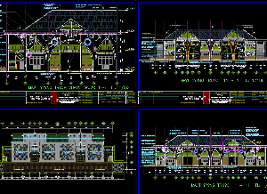 Bản vẽ thiết kế,trường mẫu giáo