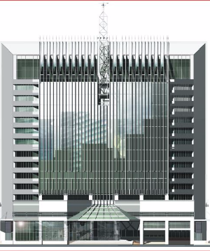 Bản vẽ tòa nhà thương mại 15 tầng (Kiến trúc, kết cấu, PCCC,nước)