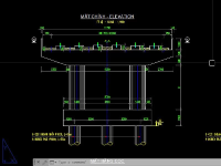 Bản vẽ trụ thân cột D1400 B=12m