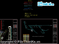 Bản vẽ,Bản vẽ autocad,đường nước trường dạy nghề,bản vẽ đường nước