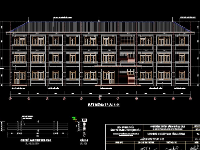 Bản vẽ Trường học mầm non Đại Xuân 3 tầng 9 phòng đầy đủ kiến trúc, kết cấu, thuyết minh