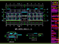Bản vẽ trường mầm non 2 tầng 8 phòng (Full) (Kiến trúc + kết cấu + điện, nước, chống sét + PCCC)
