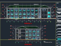 trường mầm non,trường mầm non 3 tầng,file cad trường mầm non