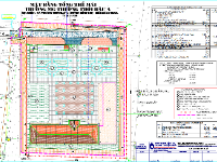 Bản vẽ trường mầm non Thường Thới Hậu A và các hạng mục phụ kích thước 17x53.4m