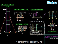 Bản vẽ trường tiểu học Tam Thái Full dự toán, biện pháp thi công,...