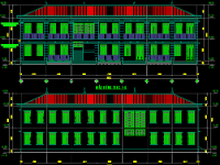 Bản vẽ trường trung học cơ sở cấp xã 10.72x30.52m (kiến trúc, kết cấu, dự toán, thuyết minh tính toán)