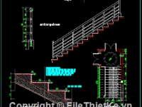 cầu thang,thi công cầu thang,thi công,Bản vẽ,Bản vẽ autocad,cầu thang đẹp