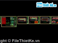 Bản vẽ,Trường mầm non,Bản vẽ autocad,điện nước trường học