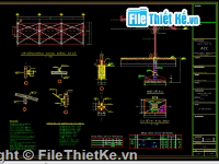 Bản vẽ,Bản vẽ autocad,bản vẽ xây dựng,nhà xe,trường mầm non Phú Thịnh