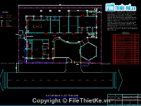 Bản vẽ xây dựng Trường mẫu giáo Thanh Bình - thiết kế đường nước bằng cad