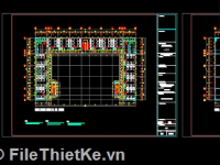 Bản vẽ,Bản vẽ autocad,bản vẽ xây dựng,kí túc xá trường học