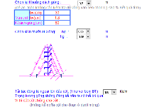 Bảng tính cốp pha,CỘT - DẦM - SÀN,tính toán,File excel tính toán thi công