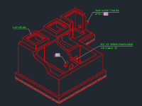 Bể Tự Hoại Nhà Phố, nhà dân, nhà cấp 4, 3D trực quan