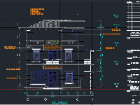 Biện pháp thi công Cad Kiến trúc biệt thự phố 2 tầng 1tum 9.3x9.9m