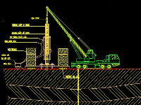 thi công ép cọc,Bố trí máy thi công ép cọc,thi công,Phương pháp thi công