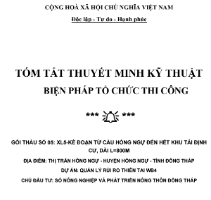 Biện pháp thi công,biện pháp thi công kè,kè Đồng Tháp