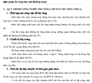 Biện pháp thi công,thi công đường,mặt đường nhựa