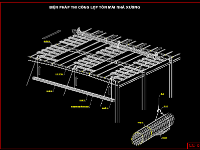 Biện pháp tổ chức thi công nhà xưởng đầy đủ trình tự các công đoạn