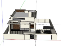 Biệt thự 1 tầng 11x20m dựng file su