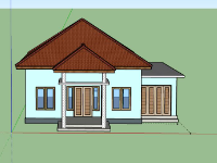 Biệt thự 1 tầng,model su biệt thự 1 tầng,file su biệt thự 1 tầng