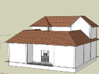 Biệt thự 1 tầng 13x13m model su