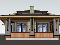 file su biệt thự,model su biệt thự,sketchup biệt thự