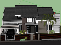 model su nhà cấp 4,file sketchup nhà cấp 4,nhà cấp 4 file su,nhà cấp 4 file sketchup,sketchup nhà cấp 4