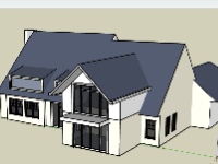 Biệt thự 1 tầng,model su biệt thự 1 tầng,biệt thự 1 tầng sketchup