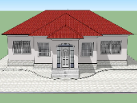 Biệt thự 3 tầng file sketchup,Model su biệt thự 3 tầng,biệt thự 3 tầng sketchup,file su biệt thự 3 tầng