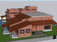 Biệt thự 1 tầng Châu Âu,sketchup biệt thự 1 tầng,file su biệt thự 1 tầng,biệt thự 1 tầng model su,su biệt thự 1 tầng