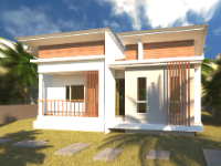 Biệt thự 1 tầng,model su biệt thự 1 tầng,file su biệt thự 1 tầng,biệt thự 1 tầng sketchup