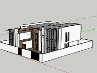 Biệt thự 1 tầng model su đẹp