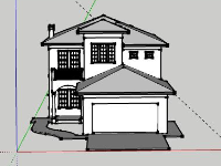 Biệt thự 2 tầng,model su biệt thự 2 tầng,file su biệt thự 2 tầng,biệt thự 2 tầng model su