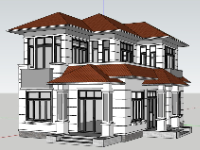 Biệt thự 2 tầng 10x14m