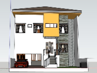 Biệt thự 2 tầng,model su biệt thự 2 tầng,file sketchup biệt thự 2 tầng,biệt thự 2 tầng file su,sketchup biệt thự 2 tầng