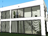 file su biệt thự,sketchup biệt thự,model su biệt thự