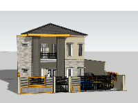 Biệt thự 2 tầng,model su biệt thự 2 tầng,biệt thự 2 tầng file su,sketchup biệt thự 2 tầng,biệt thự 2 tầng sketchup