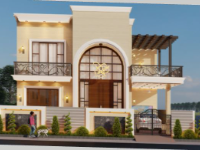 Biệt thự 2 tầng 12x10m file sketchup đẹp mắt