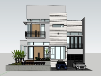 Biệt thự 2 tầng 12x10m file su đẹp mới