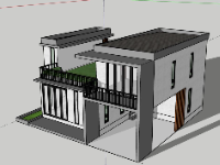 Biệt thự 2 tầng,model su biệt thự 2 tầng,File su biệt thự 2 tầng,sketchup biệt thự 2 tầng,biệt thự 2 tầng sketchup