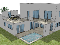 file su biệt thự,sketchup biệt thự,model su biệt thự