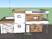 Biệt thự 2 tầng,model su biệt thự 2 tầng,biệt thự 2 tầng sketchup,sketchup biệt thự 2 tầng