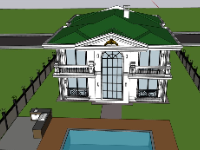 file sketchup biệt thự,model su biệt thự,su biệt thự